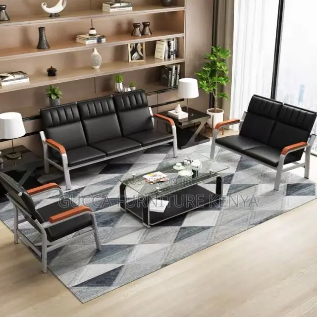 5-seater Executive Office Visitor Sofa Set
