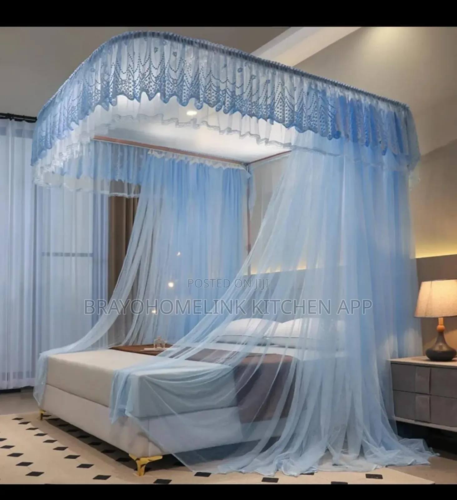 Two Stand Rail Mosquito Net