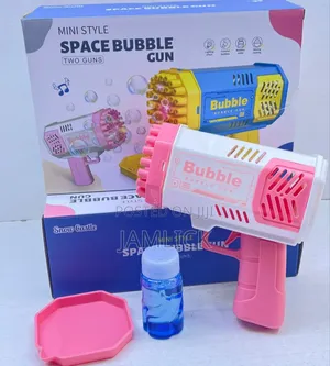 40-Piece Bubble Gun Set –Ve