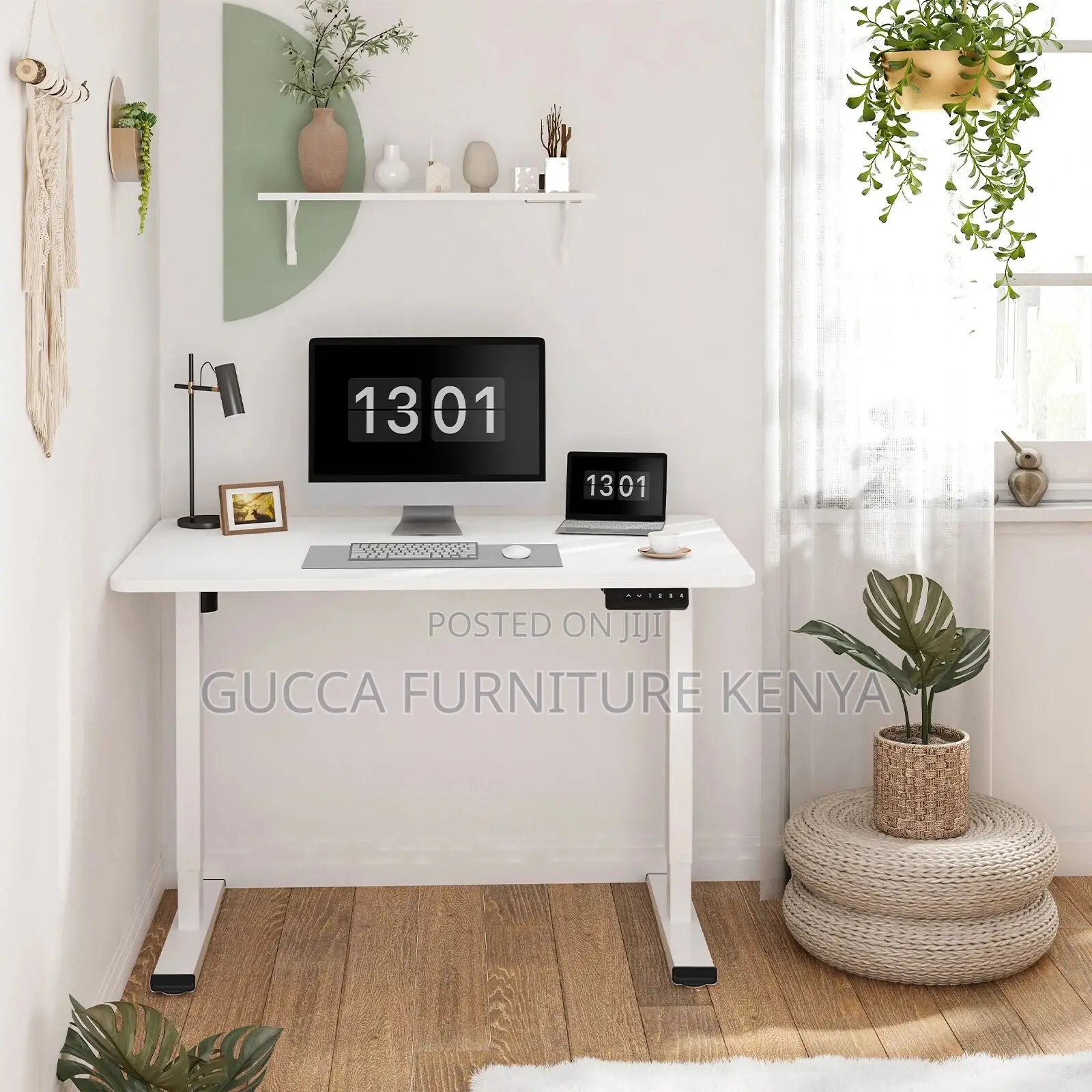 Electric Height Adjustable Office Standing Desk