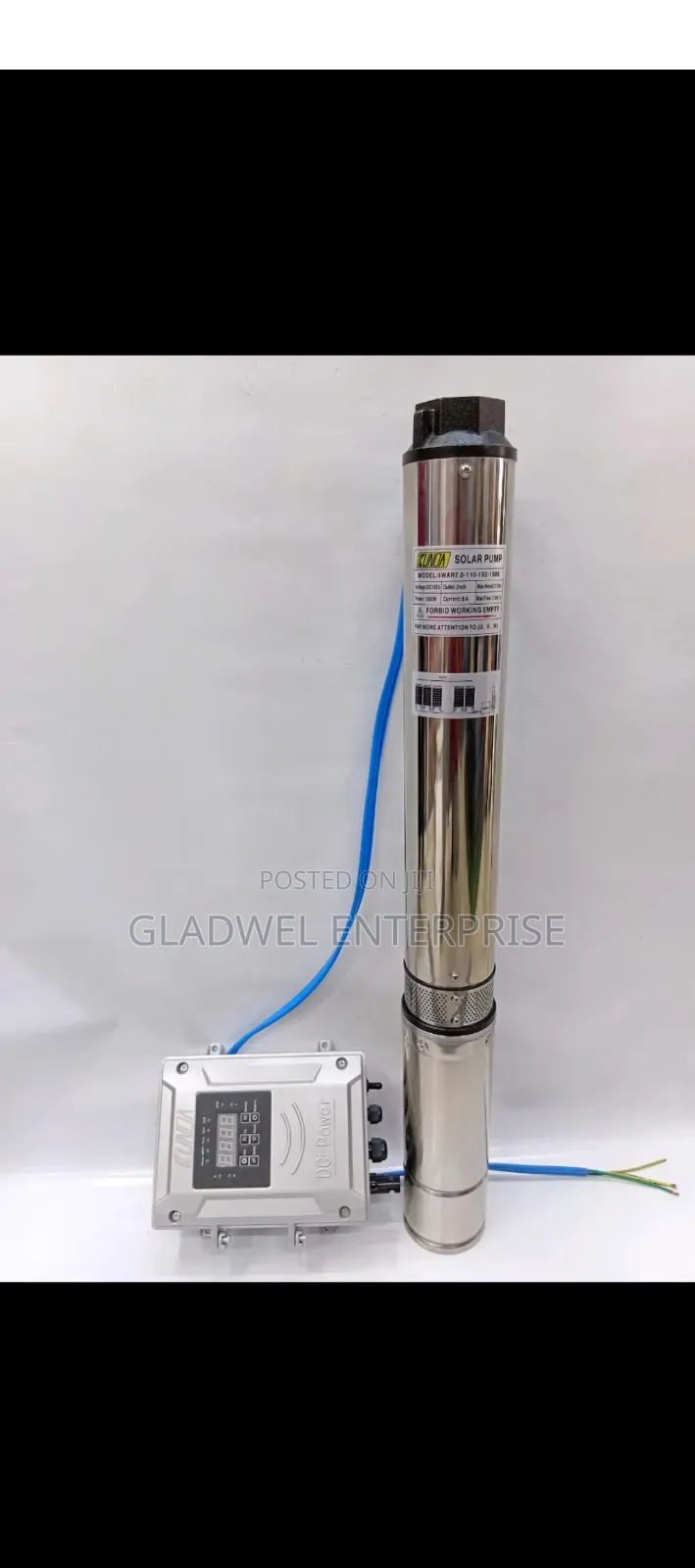 Submassible Solar Water Pump 110m 1500watts With Control Box