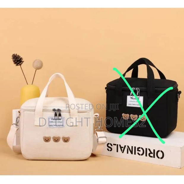 Fashion Cartoon Mommy Bear Lunch Bag_tt