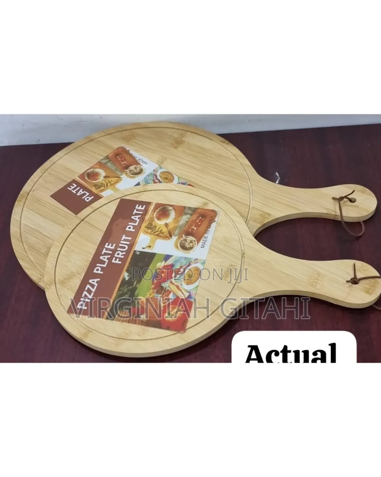Bamboo Pizza Board Plate