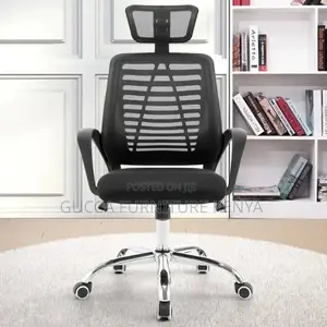 Swivel Secretary Mesh Headrest Office Chair