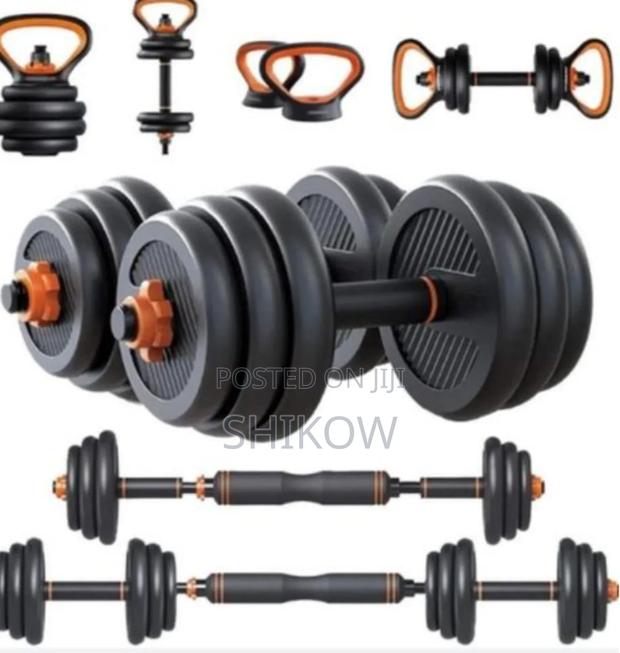 50kg 6-in-1 Kettlebell Weight System – Full Body Workout Tool - main view
