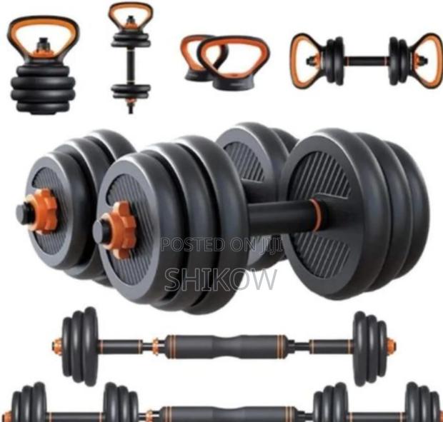 30 Kg 6-in-1 Kettlebell Weight System – Full Body Workout Tool
