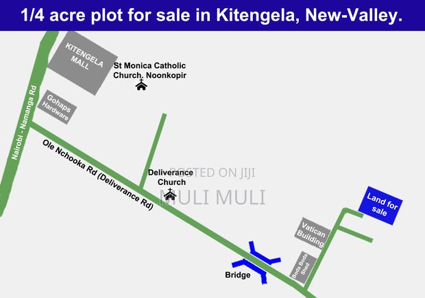 Prime Commercial 1/4 Acre Plot in Kitengela, New-Valley. - main view