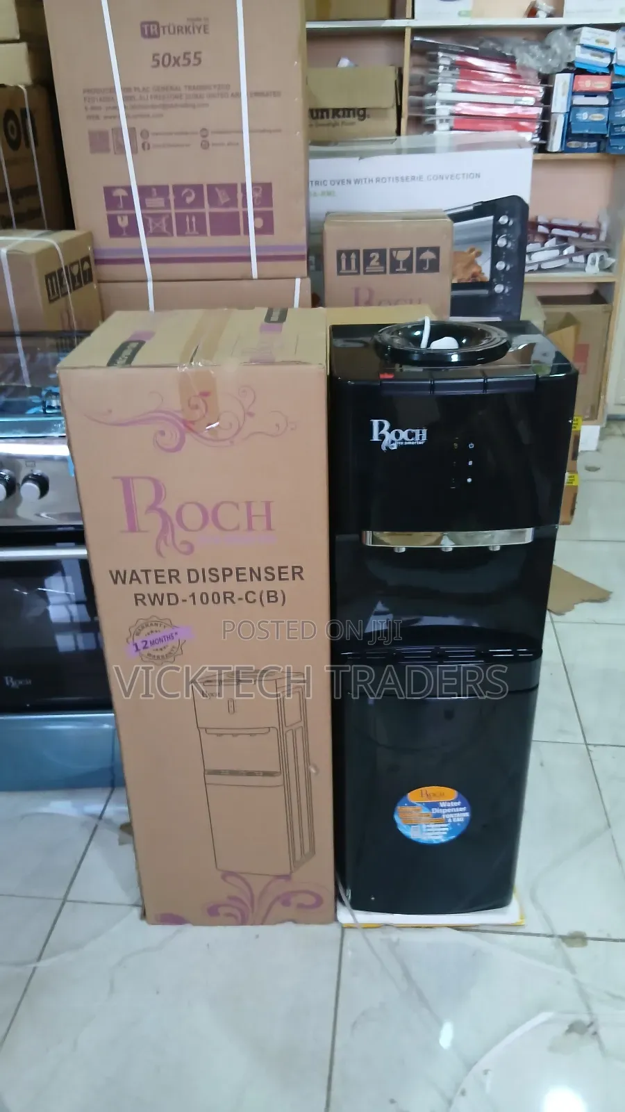 Dispenser, Roch Hot,Normal and Cold Dispenser With Compressor Cooling