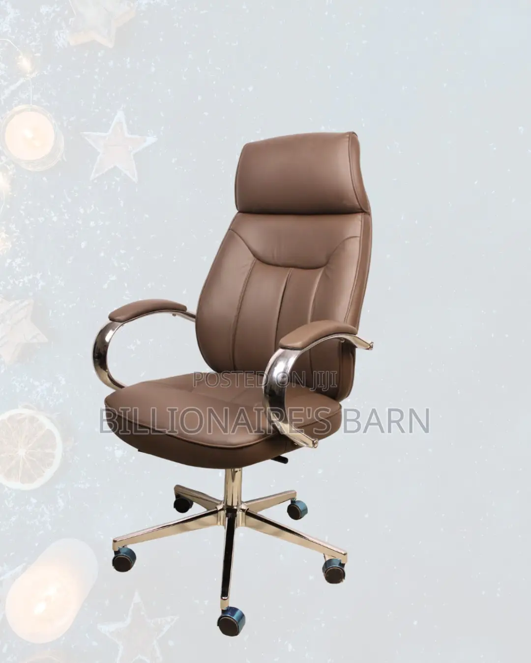 Executive Office Chair | Smooth Rolling Comfort for Busy Workdays