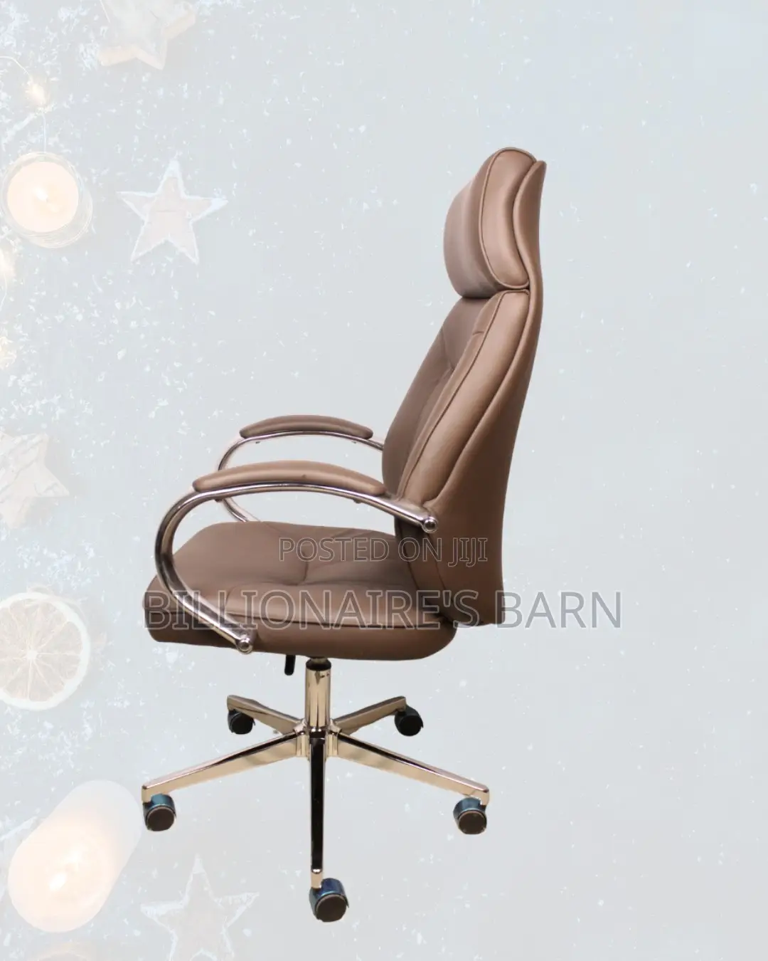 Executive Office Chair | Smooth Rolling Comfort for Busy Workdays