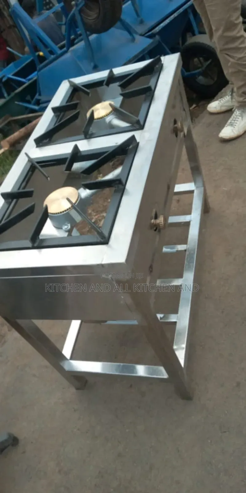 Gas Cooker Commercial Jiko.Two Burner Cooker