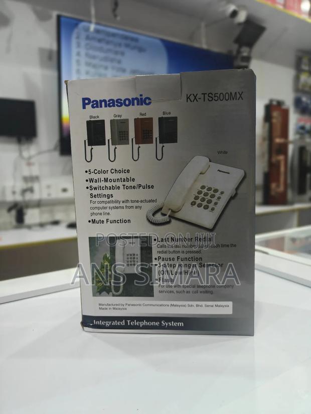 Panasonic Kx-Ts500mx Corded Telephone - thumbnail 5