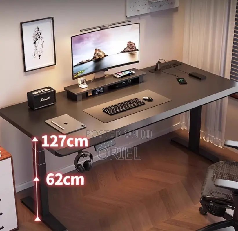 Standing Desks; Smart Motorized Standing Desk With Digital Controller