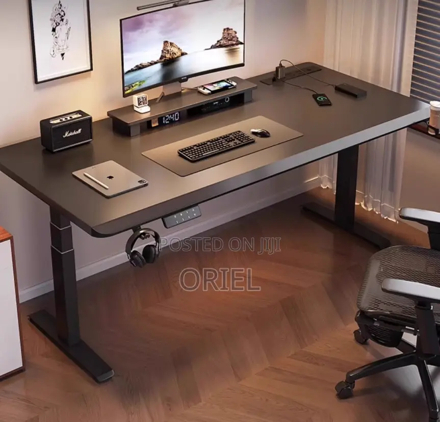 Standing Desks; Smart Motorized Standing Desk With Digital Controller