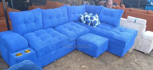 6 Seater L Shape Sofa - main view