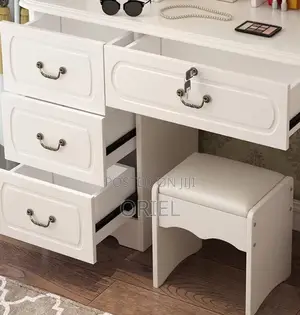 Dressing Tables; Designer Dressing Table With Mirror and Shelves