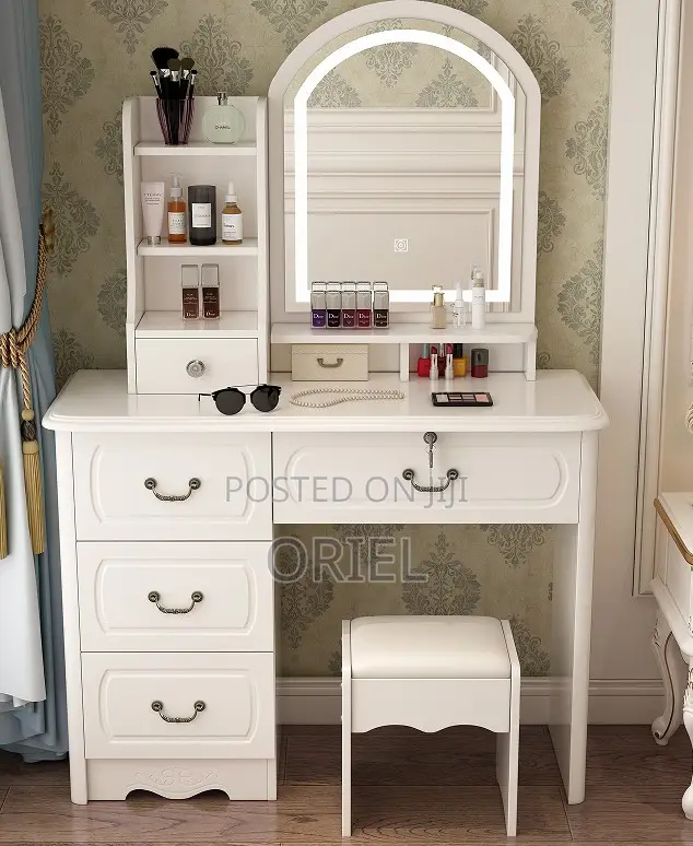 Dressing Tables; Designer Dressing Table With Mirror and Shelves