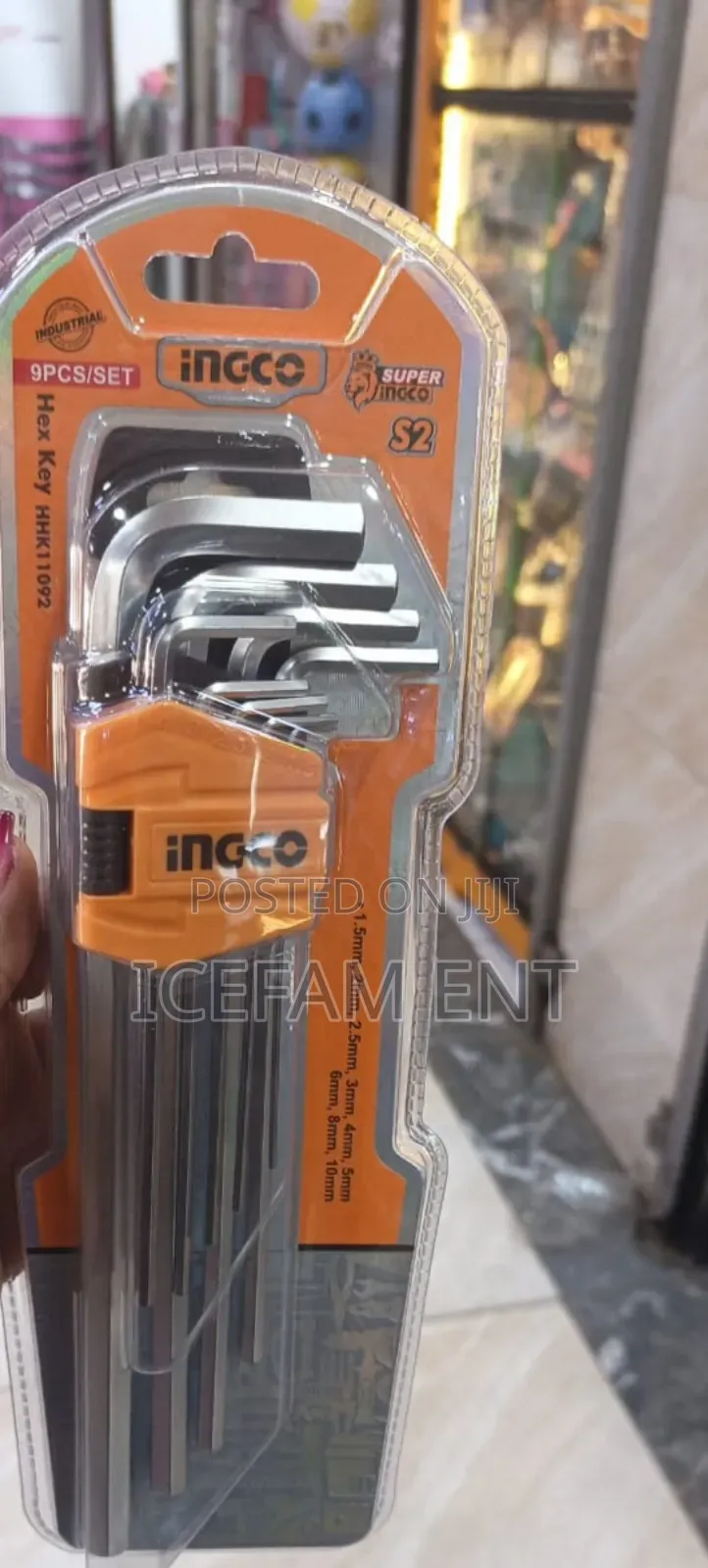 1.5mm To10mm Hex Key Set