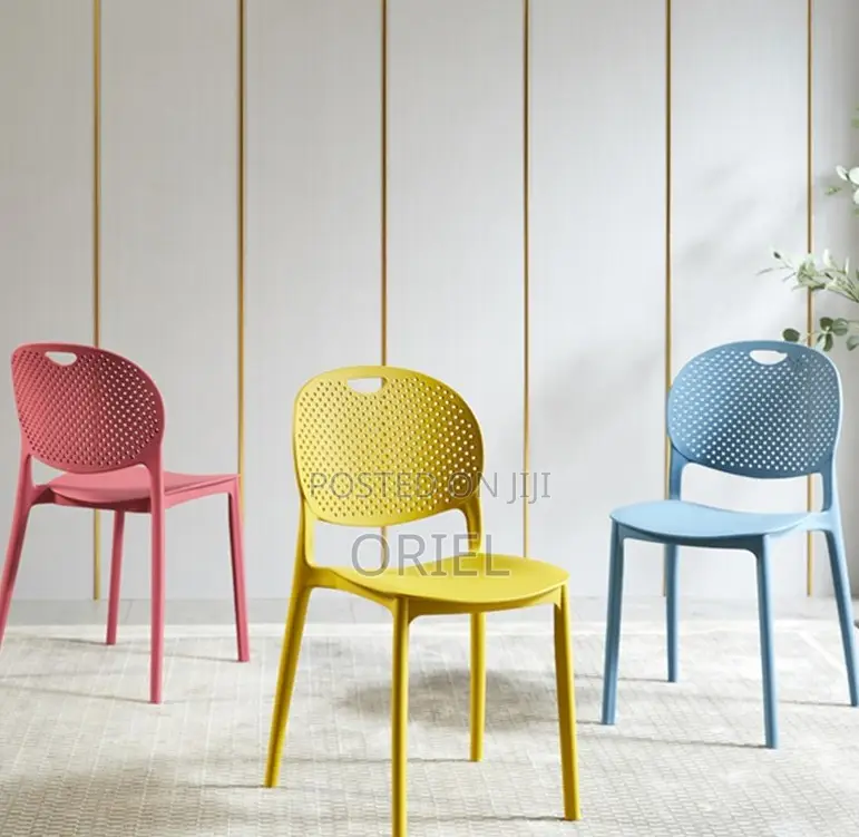 Home Chairs; Scandinavian Inspired Plastic Dining Chair