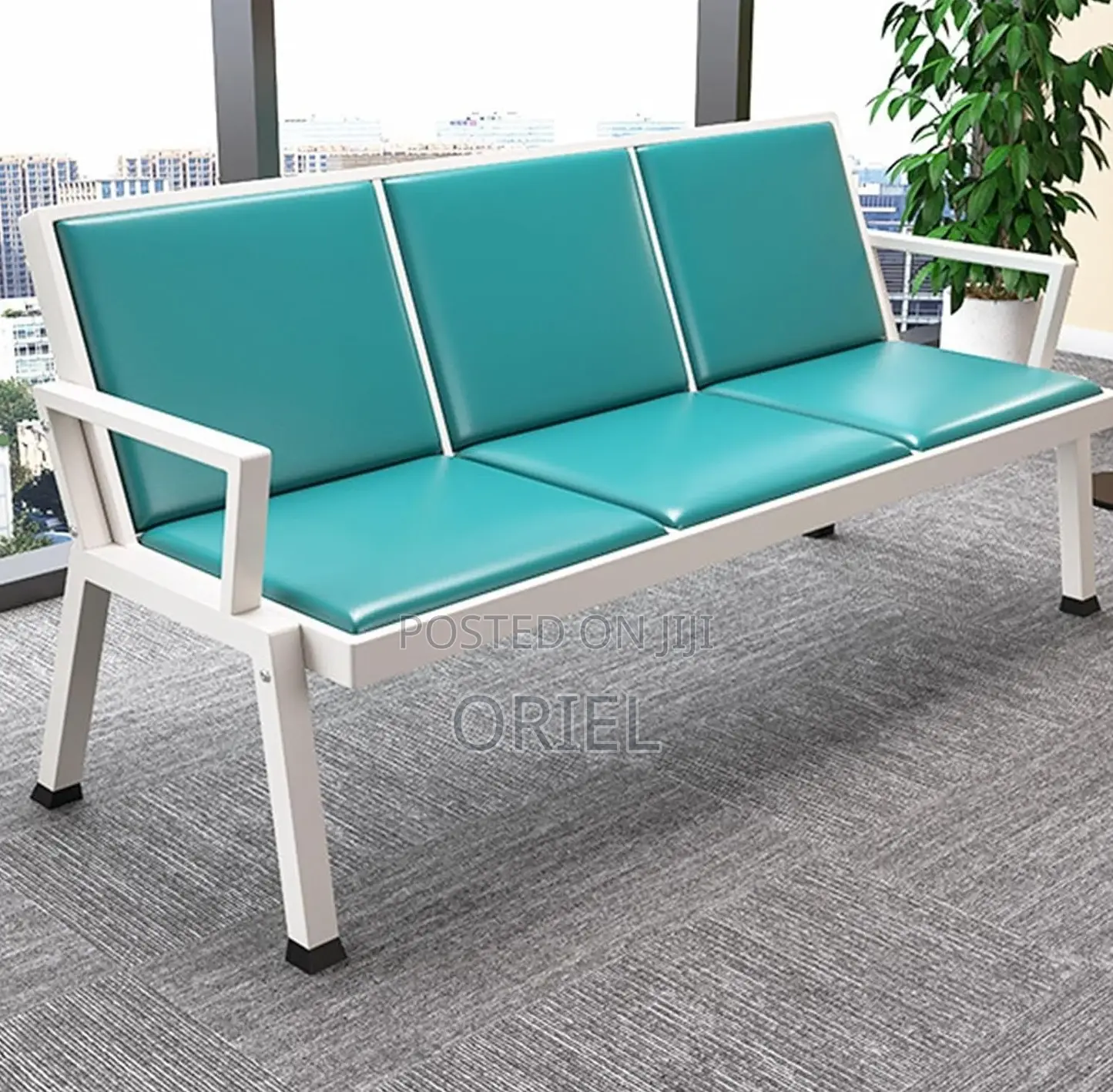 Office Benches; Triple Seat Office Reception Waiting Chair