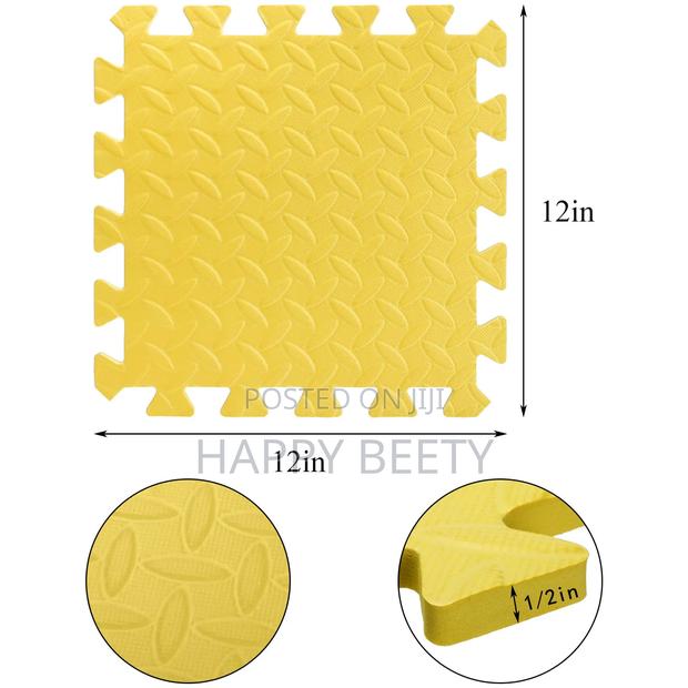 Foam Interlocking Puzzle Exercise Mats - thumbnail 4