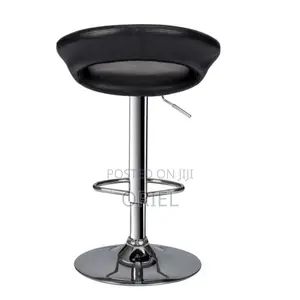 Home Chairs; Padded Leather Adjustable Counter Height Stool
