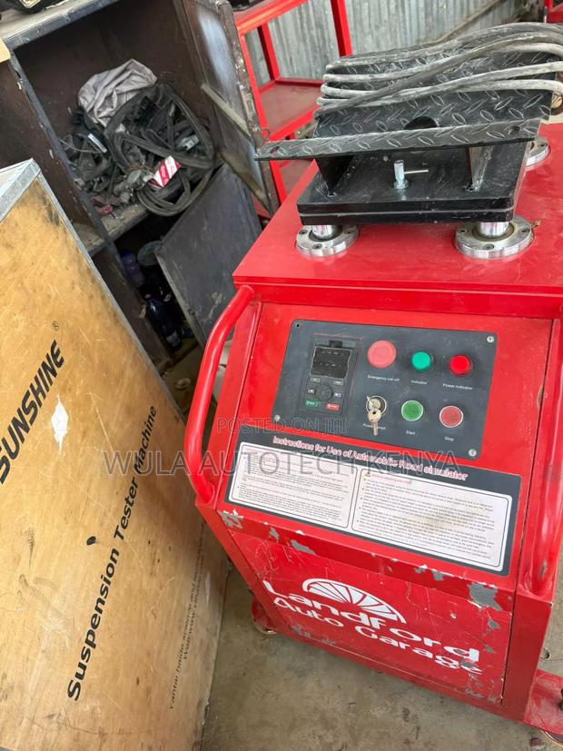 Heavy Commercial Car Suspension System Tester Machine Sunshine Italy