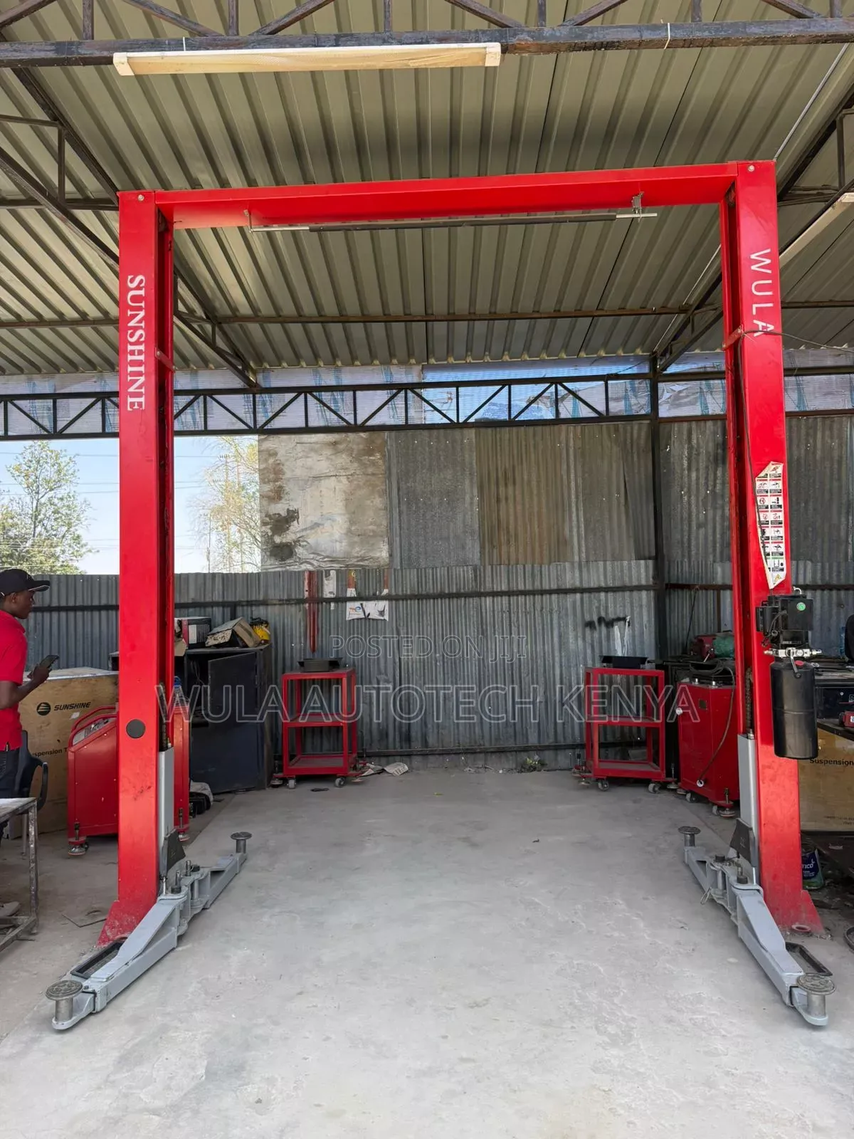 Heavy Duty Two Post Carlift Machine 5t/3.9m Sunshine Italy