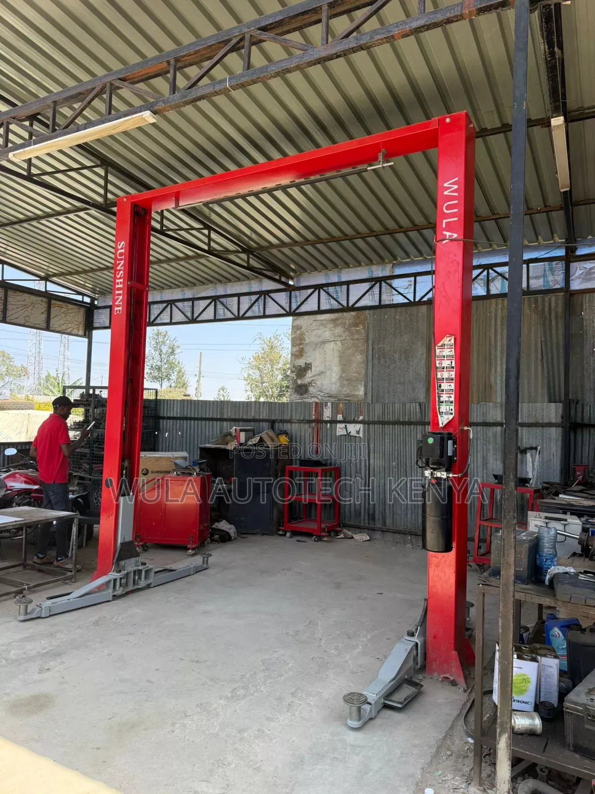 Heavy Duty Two Post Carlift Machine 5t/3.9m Sunshine Italy