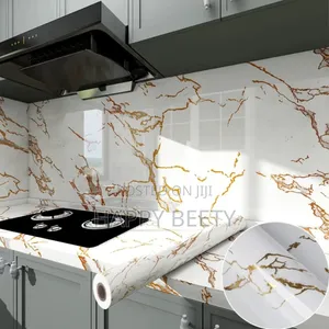 Gloss Self Adhesive Marble/Contact Paper
