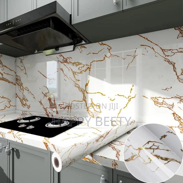 Gloss Self Adhesive Marble/Contact Paper