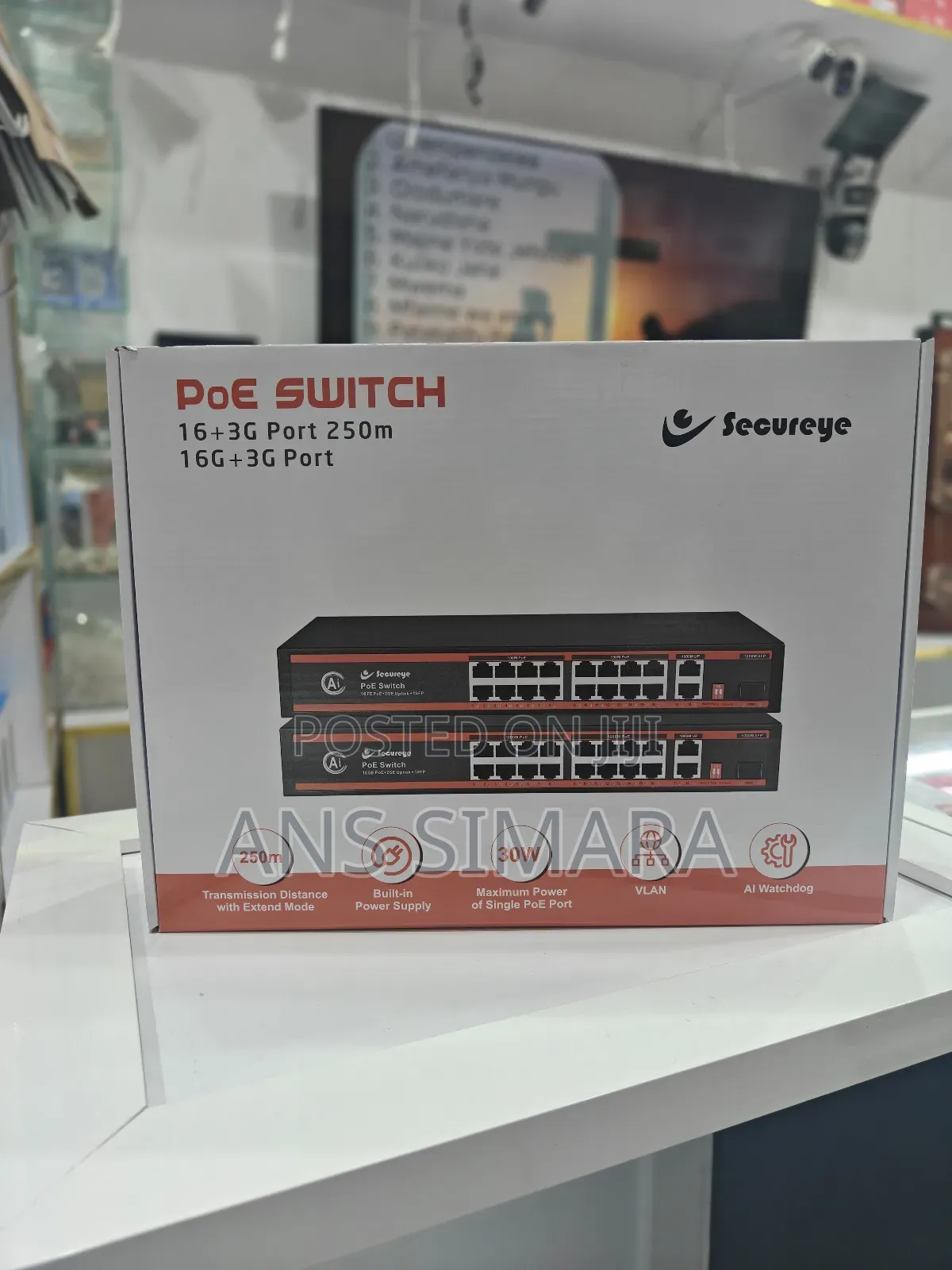 Secureye Poe (Power Over Ethernet) Network Switch