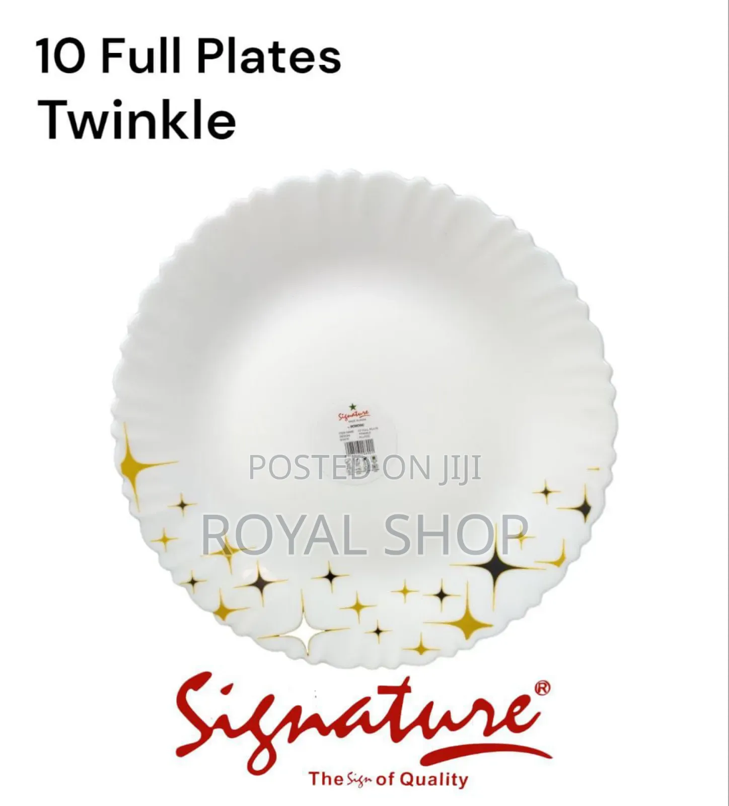 Signature Plate Signature Plate