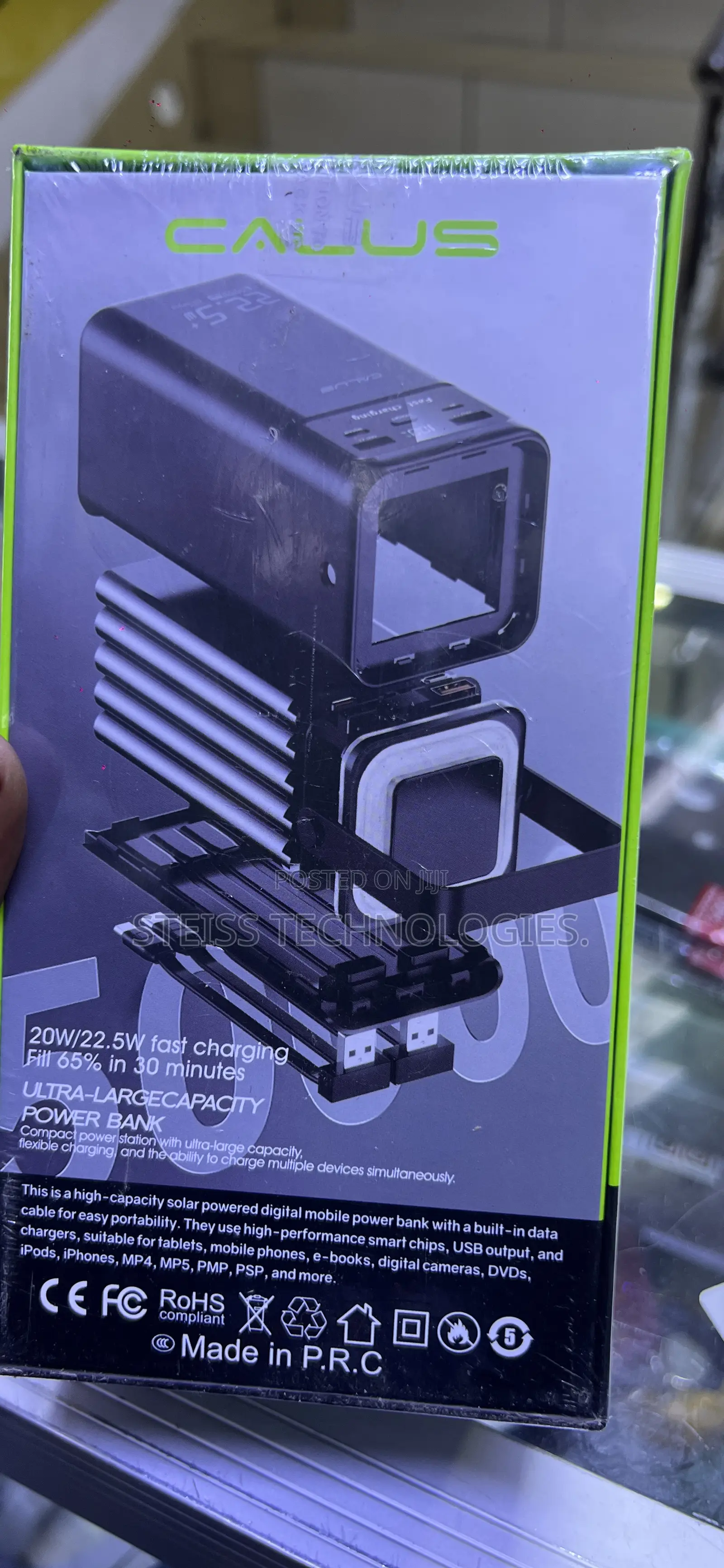 Calus Fast L50 50000mah Powerbank.