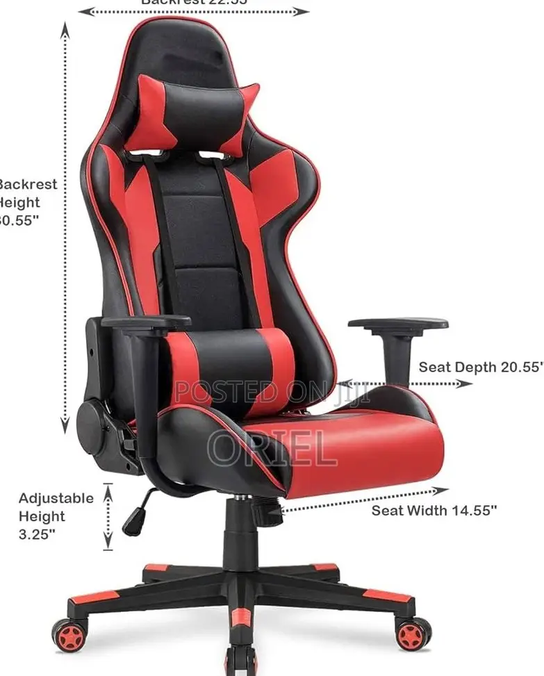 Gaming Chair; Racing Style Home Office Gaming Chair