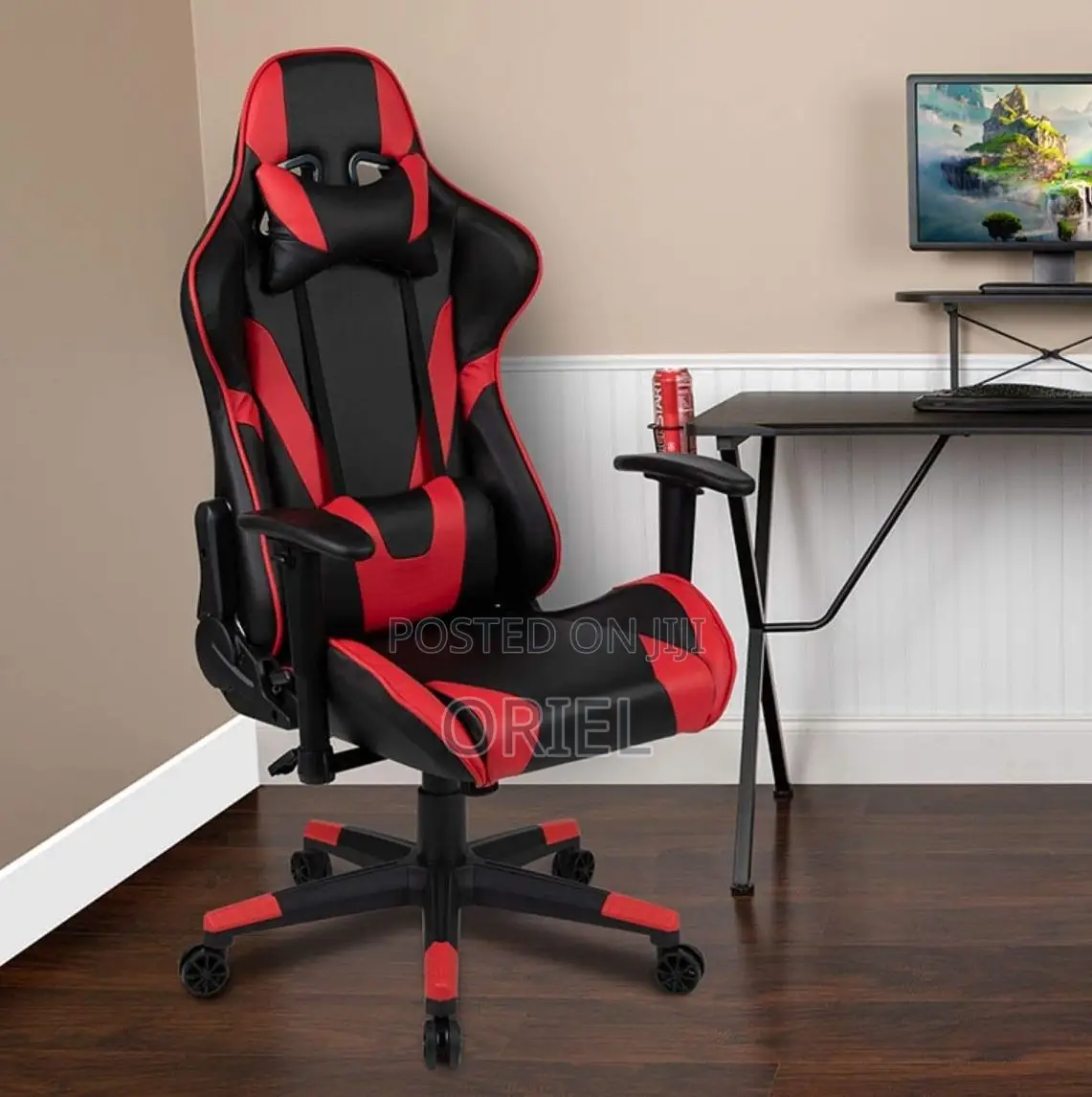 Gaming Chair; Racing Style Home Office Gaming Chair