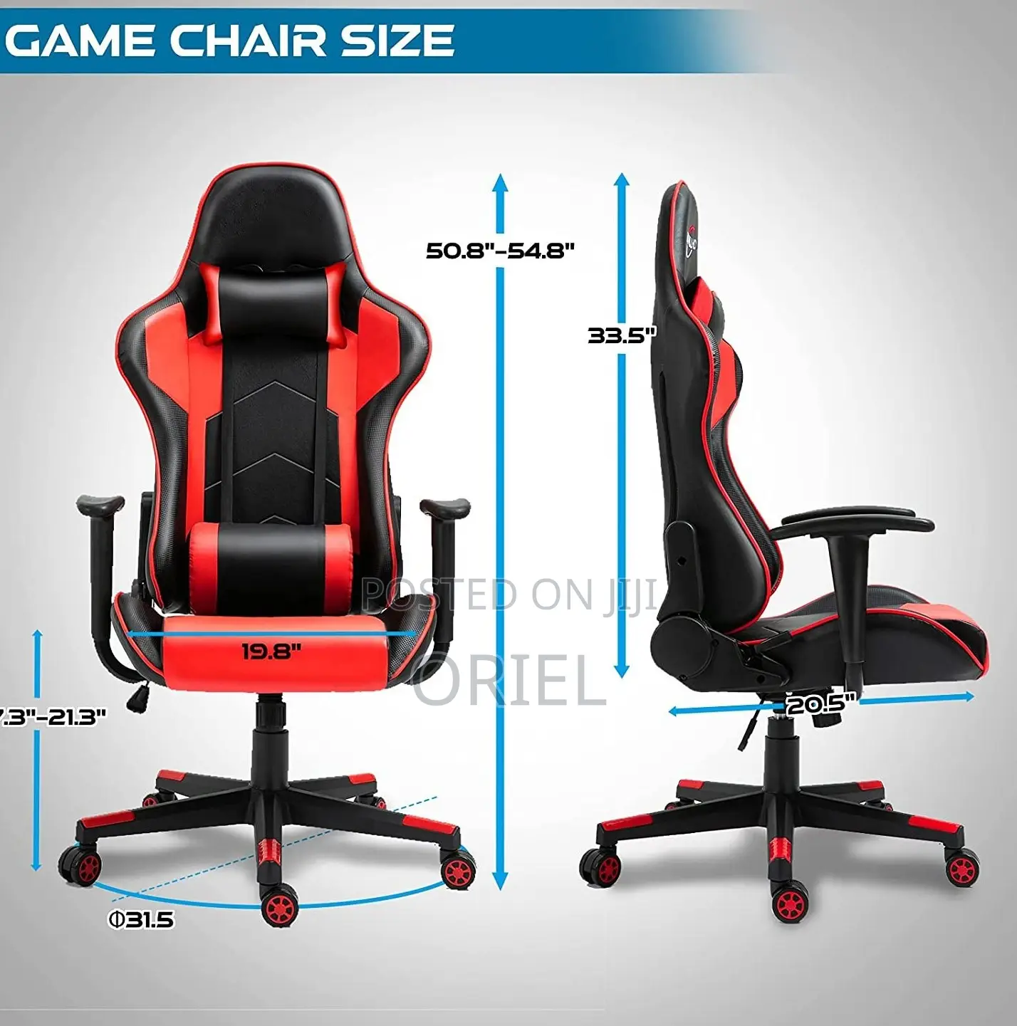 Gaming Chair; Racing Style Home Office Gaming Chair