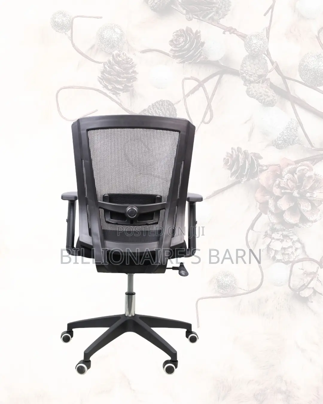 Black Origin Mesh Chair | Build for Daily Productivity | Quiet
