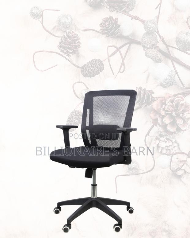 Black Origin Mesh Chair | Build for Daily Productivity | Quiet - thumbnail 4