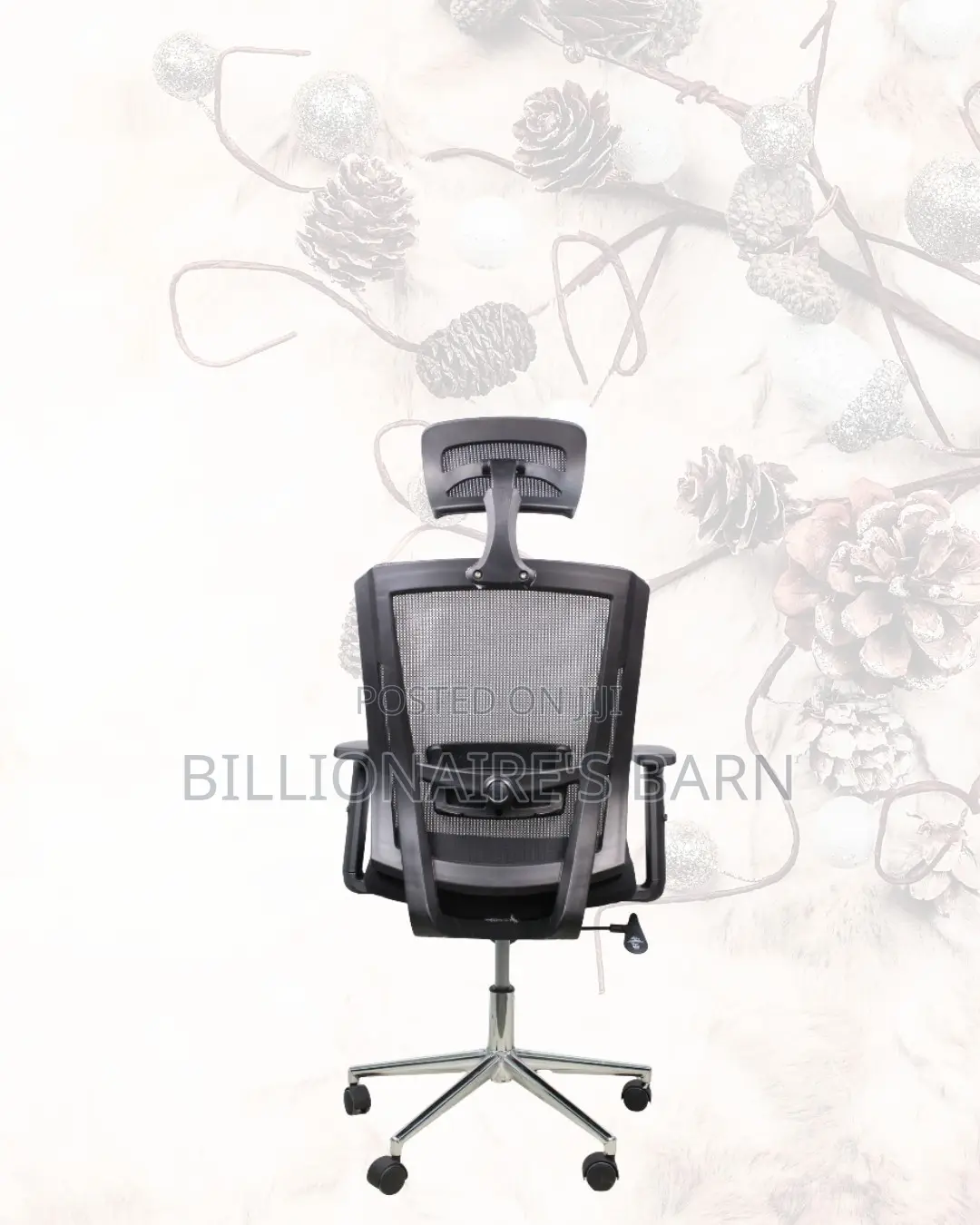 Black Ergonomic Mesh Chair | Build for Daily Productivity | Premium