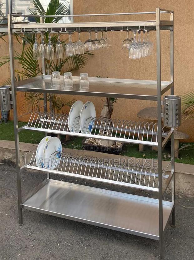 Stainless Steel Dish Drying Rack - main view