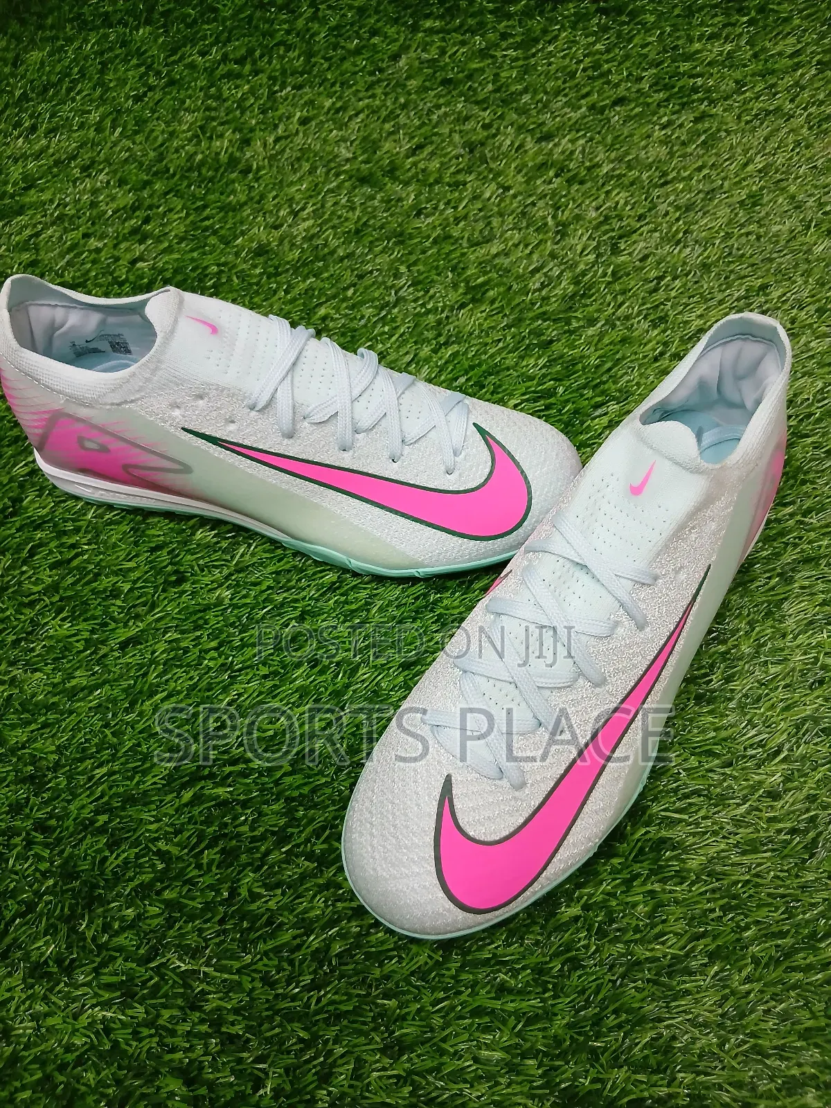 Ocean Cube/Pink Zoom Vapor 16 Trainers