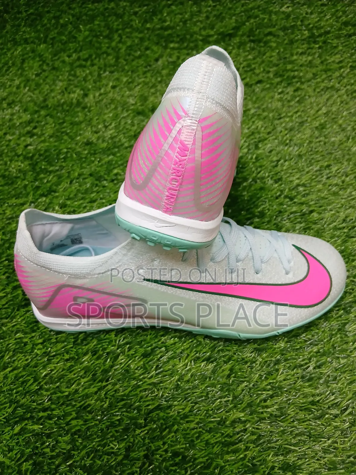 Ocean Cube/Pink Zoom Vapor 16 Trainers