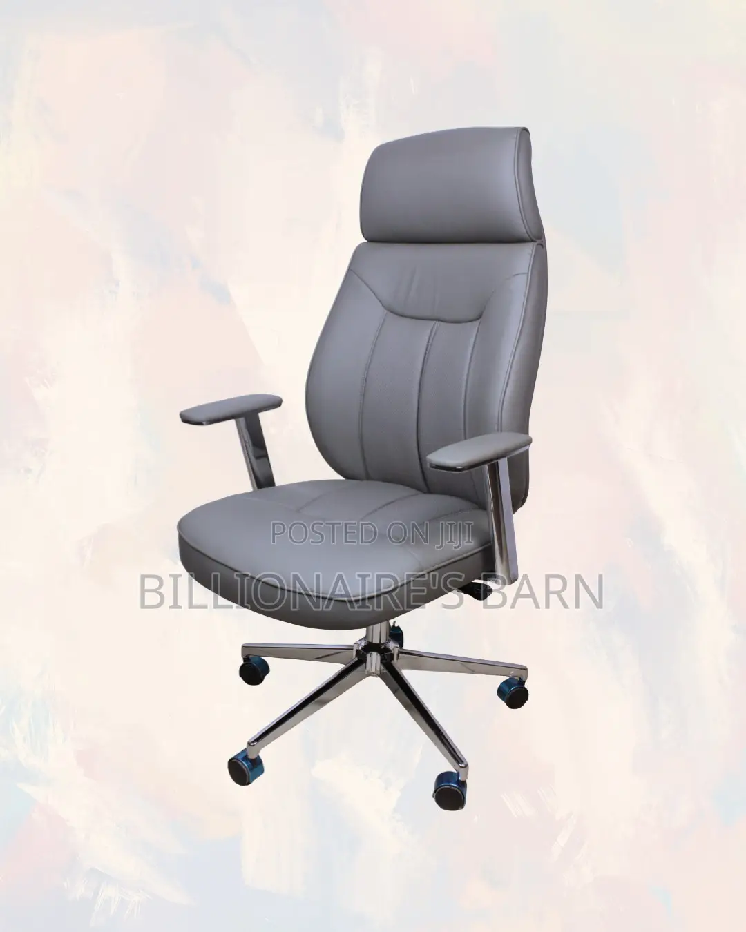 Grey Executive Office Chair | Build for Daily Productivity | Smooth