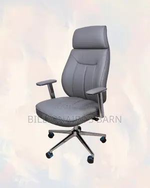 Grey Executive Office Chair | Build for Daily Productivity | Smooth