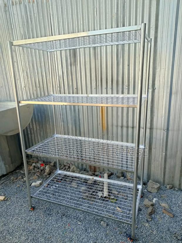 Stainless Steel Wire Shelving Unit