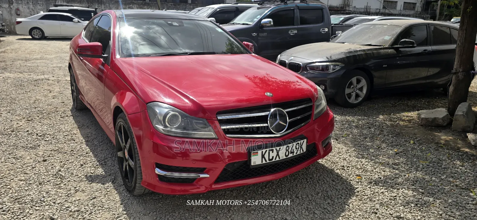 Mercedes-Benz C250 2015 Red