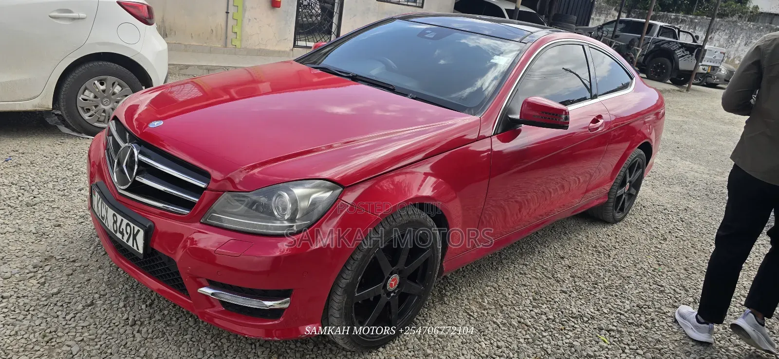 Mercedes-Benz C250 2015 Red
