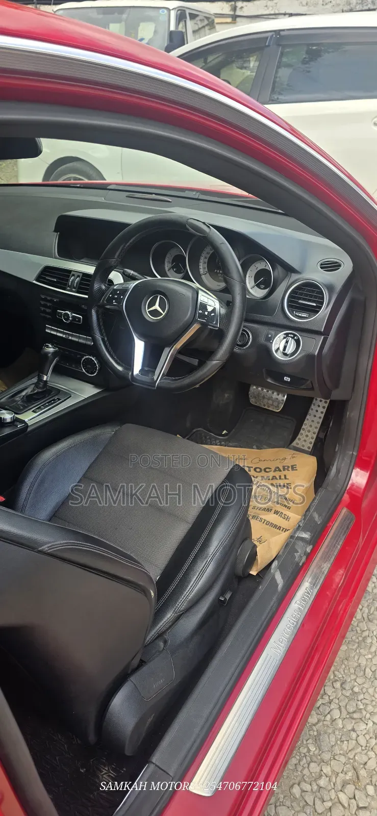 Mercedes-Benz C250 2015 Red