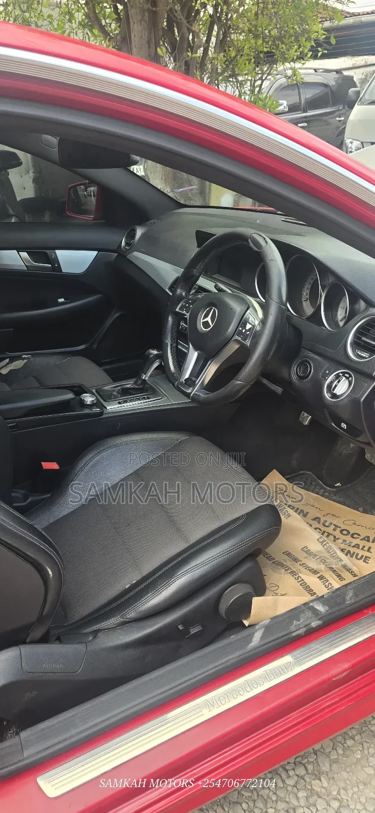 Mercedes-Benz C250 2015 Red